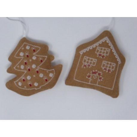 Délicieux Pains d'épices - La maison et le sapin Délicieux Pains d'épices - La maison et le sapin