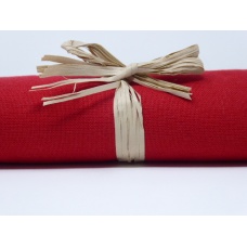 Tissu uni rouge: coupon 50 X 70 cm