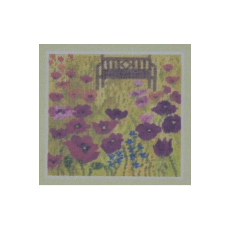 Bank im Mohn Bank im Mohn