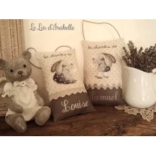 Coussin de porte de chambre "lapin"