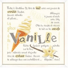 La glace à la Vanille