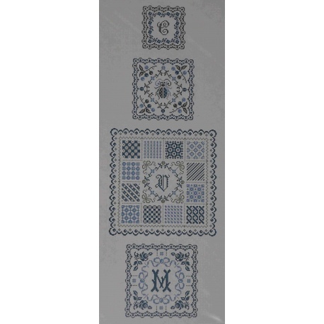 Monogrammes festonnés Monogrammes festonnés