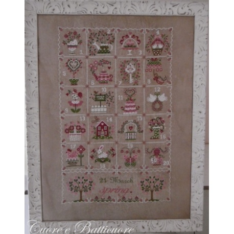Shabby Spring Calendar Shabby Spring Calendar
