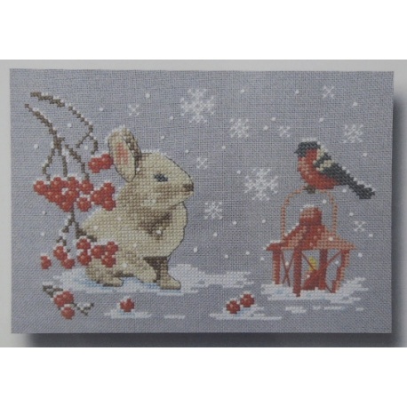 Bunny dans la neige Bunny dans la neige