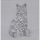 Le Chat : le coloriage qui se brode !
