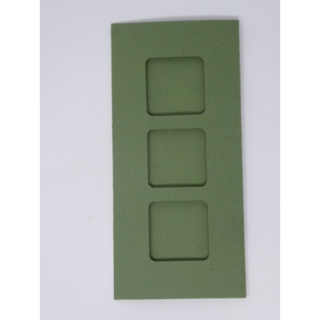 Carte 3 fenêtres - Vert Carte 3 fenêtres - Vert