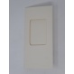 Carte à fenêtre rectangle - Ecru