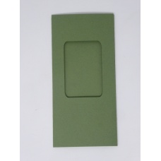 Carte à fenêtre rectangle - Vert