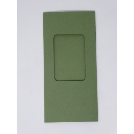 Carte à fenêtre rectangle - Vert Carte à fenêtre rectangle - Vert