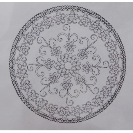 Mandala : le coloriage qui se brode ! Mandala : le coloriage qui se brode !