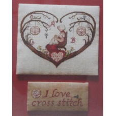 Cuori I love Cross Stitch