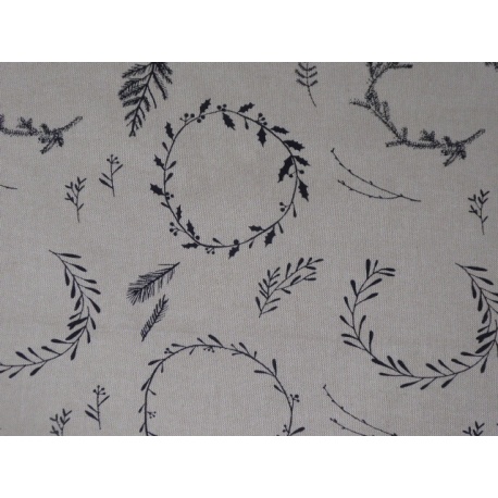 Tissu "Couronne Noire" Tissu "Couronne Noire"