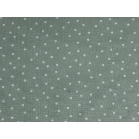 Tissu "Gris/Vert à petits points" Tissu "Gris/Vert à petits points"