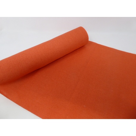 Bande Lin 11 fils - orange - 34cm de large