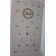 Bande Lin 11 fils - Calendrier de l'Avent - 34cm de large