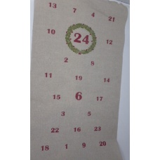 Bande Lin 11 fils - Calendrier de l'Avent - 34cm de large