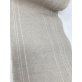 Bande Lin 11 fils - Naturel Fines rayures blanches - 20cm de large