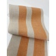 Bande Lin 11 fils -Naturel / Orange - 20cm de large