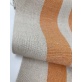 Bande Lin 11 fils -Naturel / Orange - 20cm de large