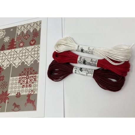 Pack Fils Soie d'Alger "Winterwunderland"