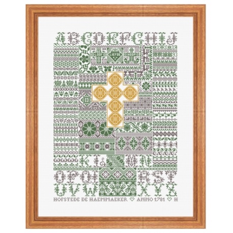 Byzantium Cross Sampler Byzantium Cross Sampler