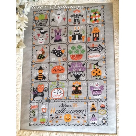 Shabby Halloween Calendar Shabby Halloween Calendar