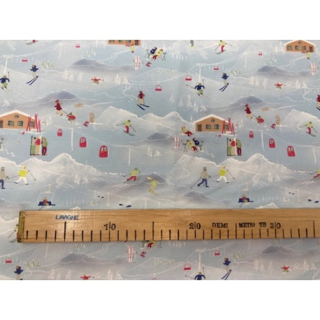 Tissu "Sports d'Hiver" Tissu "Sports d'Hiver"