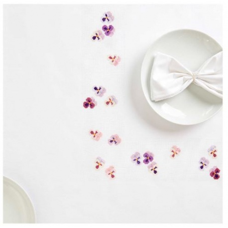 Nappe Pensées (Kit 100250) Nappe Pensées (Kit 100250)