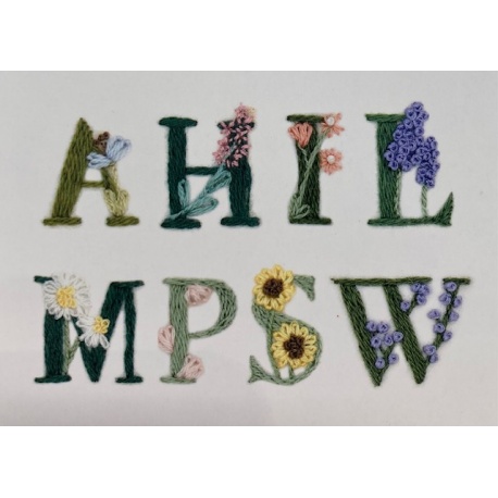 Alphabet Floral (Kit 100234) Alphabet Floral (Kit 100234)