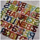 Love, Peace, Happiness, Cross Stitch