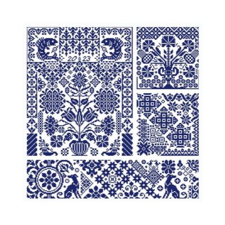 Blau auf Weiß Blau auf Weiß