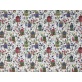 Tissu "Maison & Fleurs"
