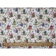Tissu "Maison & Fleurs"