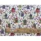 Tissu "Maison & Fleurs"