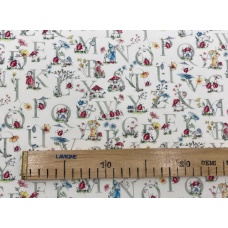 Tissu "Alphabet des Prés"