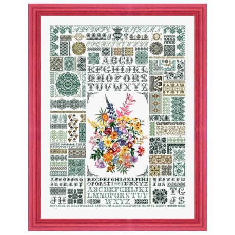 Summer Flowers in to Green