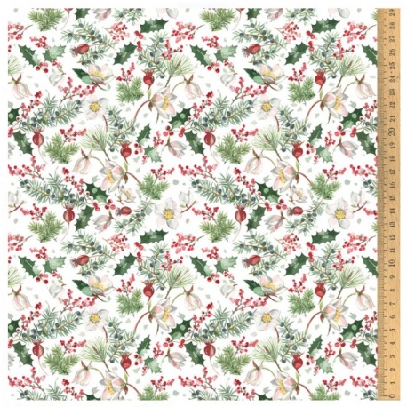 Tissu "Pot Pourri d'Hiver"