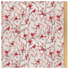 Tissu "Lutins de Noël"