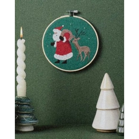 Père Noël et Chevreuil (Kit 100480)