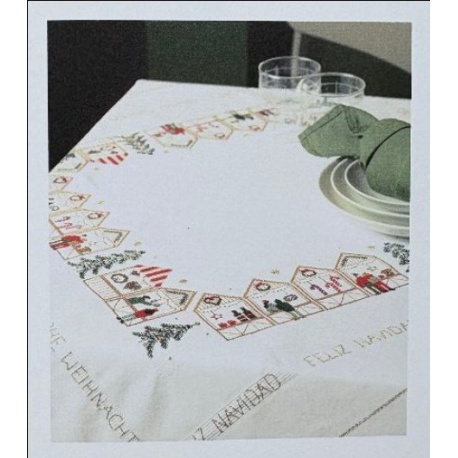 Nappe Marché de Noël (Kit 100487)