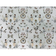 Tissu "Conversations au Jardin"