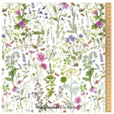 Tissu "L'Amour des Vivaces"