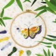 Lin Belfast - 12,6 fils / cm Watercolor Leaves (90005)