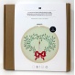 Couronne de Gui avec Bougie  (Kit 100548)