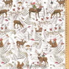 Tissu "Amis de la Forêt"