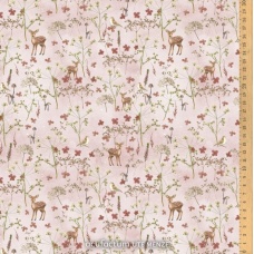 Tissu "Biches & Fleurs"