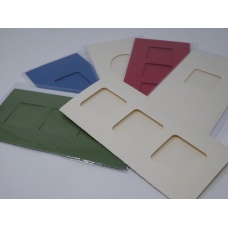 Cartes à fenêtre brodée